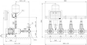 Насосная станция Wilo CO-3 MHI 202/CE-EB-R 2785845_2