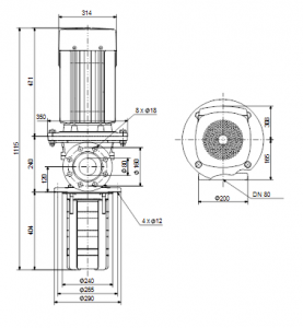 Погружной насос Grundfos MTRE45-4/4 A-F-A-HUUV — 96550056 96550056_3