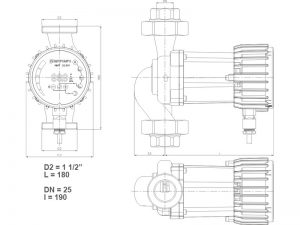 Насос ImpPumps NMT SMART 25/60_3