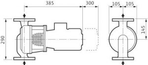 Циркуляционный насос с сухим ротором Wilo IPH-O 20/160-0,37/4_3