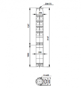 Дренажный насос Grundfos SP 360-3A G — 96431015 96431015_3
