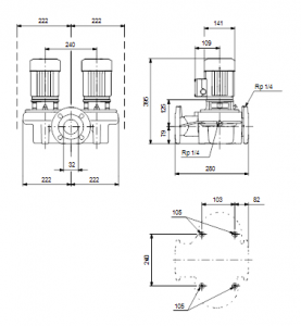 Центробежный одноступенчатый насос Grundfos TPD 32-150/2 A-F-A-BUBE — 96463740 96463740_3