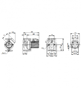 Циркуляционный насос с мокрым ротором Grundfos UPS 32-60 F B — 96401797 96401797_3