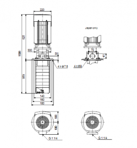 Погружной насос Grundfos MTRE 5-32/32 A-W-A-HUUV — 96520325 96520325_3