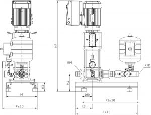 Насосная станция Wilo SiBoost Smart 1 Helix VE 1005 2450186_2