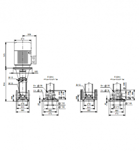 Центробежный вертикальный многоступенчатый насос Grundfos CR NE 150-1-1 A-F-G-E-HQQE — 96856486 96856486_3