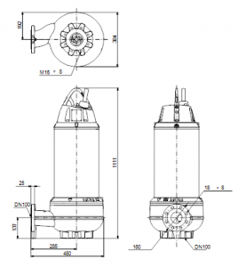 Погружной дренажный насос Grundfos SE1.80.100.200.2.52S.C.N.51D — 98179792 98179792_3