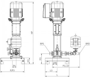 Насосная станция Wilo SiBoost Smart 1 Helix VE 1605 2450192_2