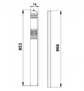 Погружной многоступенчатый скважинный насос Grundfos SQE 2-105 NE — 97778408 97778408_3