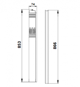 Погружной многоступенчатый скважинный насос Grundfos SQE 2-105 NE — 97778408_3