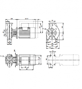 Центробежный одноступенчатый насос Grundfos NBG 50-32-125.1/140 A-F2-B-BAQE — 96703866 96703866_3