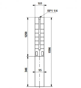 Погружной многоступенчатый скважинный насос Grundfos SP 1A-50 — 08101A50_3