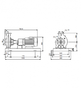 Центробежный одноступенчатый насос Grundfos NKGE 50-32-160/139 A2-F-A-E-BAQE — 98111627 98111627_3
