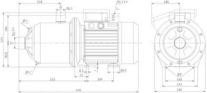 Центробежный горизонтальный насос Wilo MultiPress MP 605 (1~230 В)_1