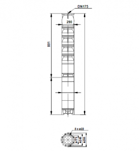 Дренажный насос Grundfos SP 270-1L G — 96430852 96430852_3