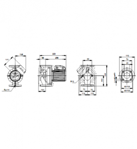 Циркуляционный насос с мокрым ротором Grundfos UPS 32-30 F — 96401735 96401735_3