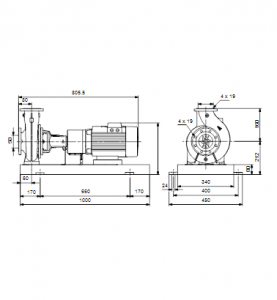 Центробежный одноступенчатый насос Grundfos NKE 32-160.1/139 A2-F-K-E-BQQE — 98112389 98112389_3