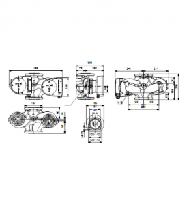 Циркуляционный насос с мокрым ротором Grundfos MAGNA 1 D40-60 F — 97924380 97924380_3