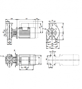 Центробежный одноступенчатый насос Grundfos NBE 32-125/130 A-F2-A-BAQE — 96538982 96538982_3
