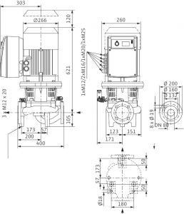 Циркуляционный насос с сухим ротором Wilo IL-E 80/130-5,5/2-R1 2159369_2