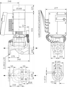 Центробежный одноступенчатый насос Wilo Stratos GIGA 65/1-27/3,0-R1 2170181_1