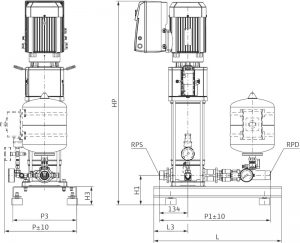 Насосная станция Wilo SiBoost Smart 1 Helix VE 204 2450169_2