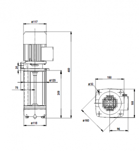 Погружной дренажный насос Grundfos MTA4-250 A-W-A — 96432337 96432337_3