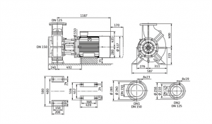 Циркуляционный насос с сухим ротором Wilo BL 125/390-75/4 2457505_3