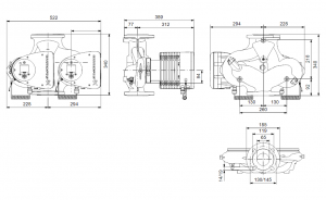 Циркуляционный насос с мокрым ротором Grundfos MAGNA 3 D 65-120 F 97924493 97924493_2