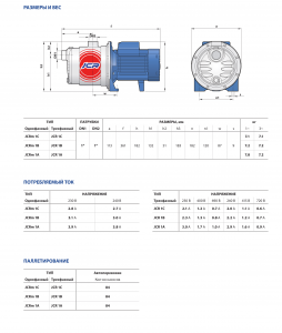 Самовсасывающий насос JCRm 1A 46JCN1A0A1_4
