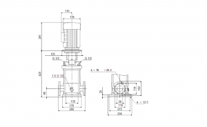 Центробежный вертикальный многоступенчатый насос Grundfos CR 10-4 96500966A 96500966_5