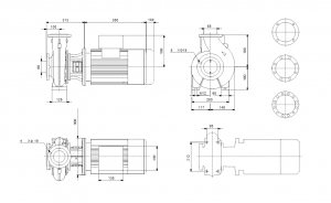 Центробежный одноступенчатый насос Grundfos NB 65-125/127 97836747_2