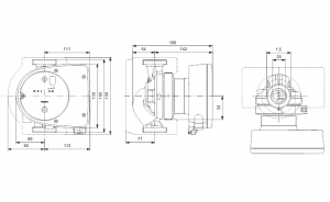 Циркуляционный насос с мокрым ротором Grundfos MAGNA 1 25-80 99221213 99221213_4