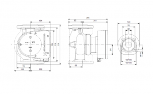 Циркуляционный насос с мокрым ротором Grundfos MAGNA 1 32-120 F 99221285 99221285_3