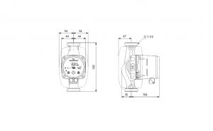 Циркуляционный резьбовой насос Grundfos ALPHA2 25-40 99420002 99420002_3