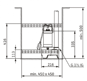 Дренажный насос Wilo Rexa MINI3-V04.09/M05-523/A-5M 3094002_3