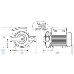 Центробежный одноступенчатый насос Wilo PB-201EA 3059254_4