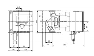 Циркуляционный насос с мокрым ротором Wilo Stratos MAXO 30/0,5-8 PN10 2164574_3