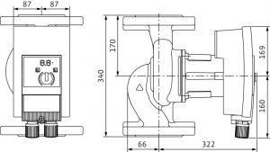 Циркуляционный насос с мокрым ротором Wilo YONOS MAXO 50/0,5-16 PN6/10 2120652_2