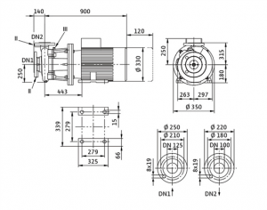 Циркуляционный насос с сухим ротором Wilo BL 100/345-22/4 2786325_3