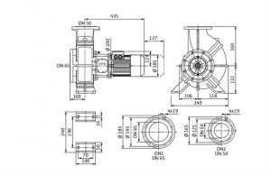 Циркуляционный насос с сухим ротором Wilo BL 50/115-0.75/4 2457576_3