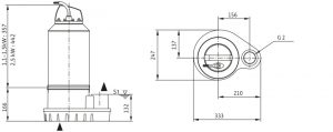 Дренажный насос Wilo PADUS UNI M05K/T11-540 6089422_2