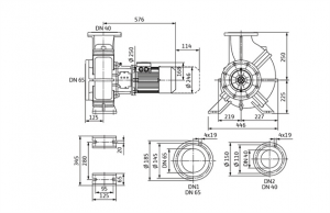 Циркуляционный насос с сухим ротором Wilo BL 40/295-4/4 2457611_3