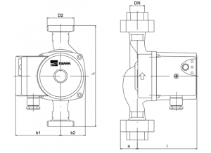 Насос Ebara Ego T 25/80-180 1576000069_3