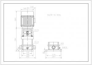 Насос CNP CDLF 8-16 F1SWSC CDLF  8-16  F1SWSC_3