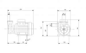 Насос Grundfos PF 2-50 1x230V 50Hz Schuko IT 99126442_2