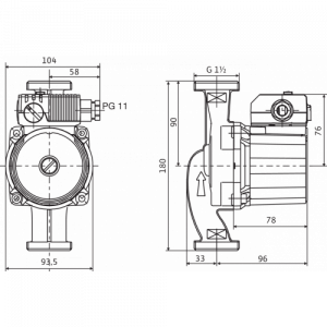 Насос циркуляционный Wilo Star-RS 25/6 (1х220В; 84Вт) 4119787_2