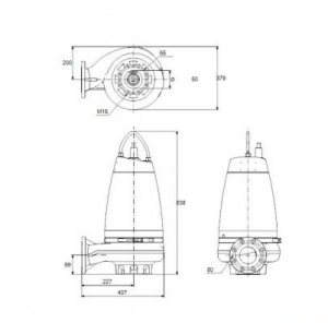 Дренажный насос Grundfos SE1.50.80.40.2.51D.B 96047997_2