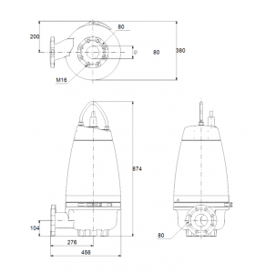 Погружной дренажный насос Grundfos SEV.80.80.40.2.51D 96047829_2