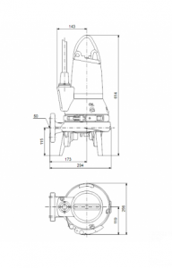 Погружной дренажный насос Grundfos SEG.50.26.2.50B 99274384_2